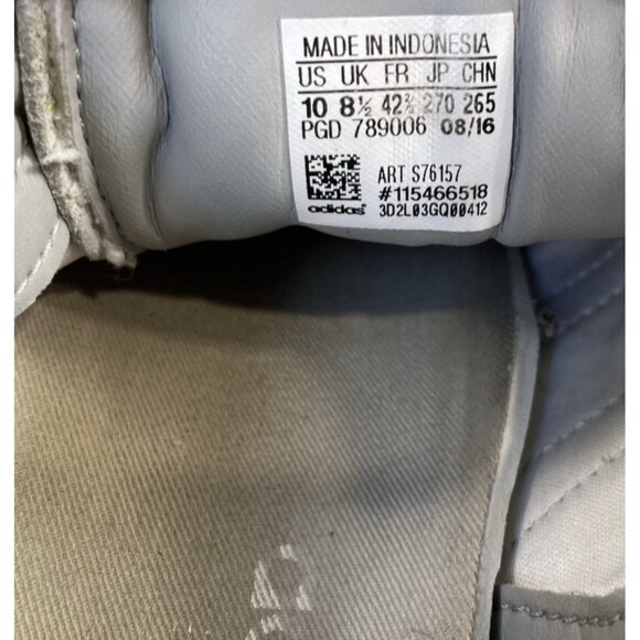 Adidas Superstar Athletic Shoes Mens 10 Gray Suede Low Shell Top Sneakers Skater - Picture 7 of 9